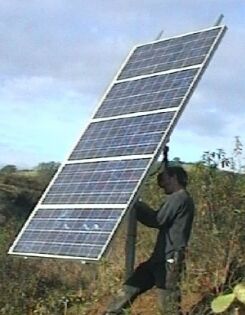 Solar Power Kit, solar kit basic domestic electricity, off-grid